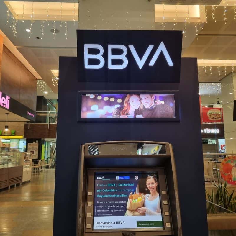 Cajero BBVA centro comercial Mayorca Etapa 1 piso 3