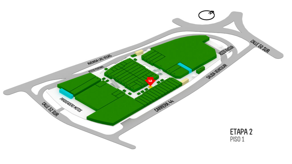 Mapa Recanto Colanta Centro comercial Mayorca