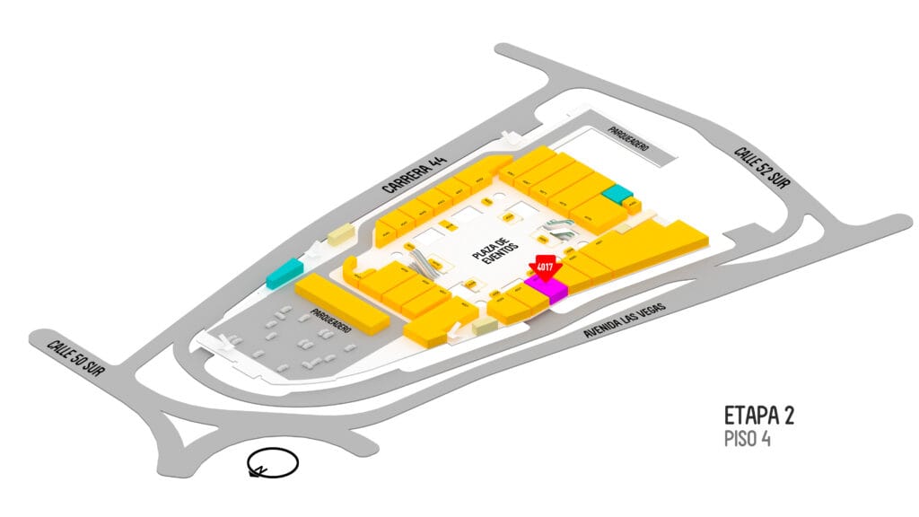 Mapa percimon centro comercial Mayorca