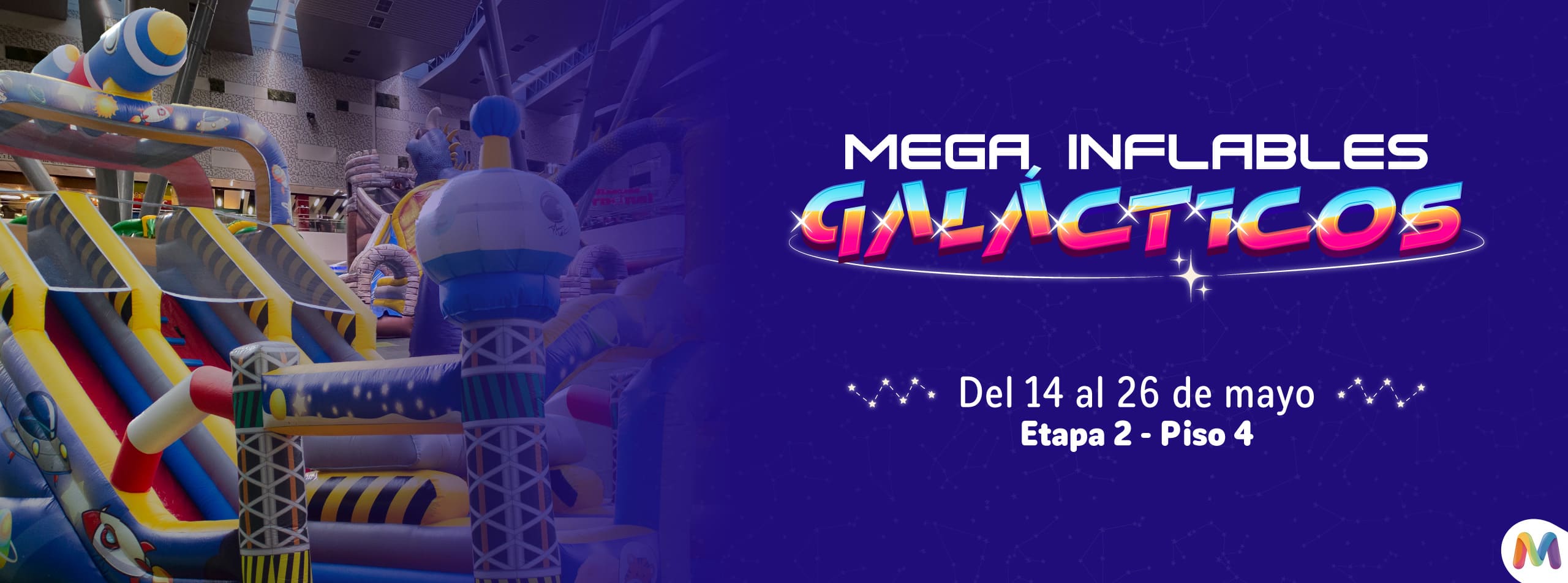 Mega Inflables Galacticos centro comercial Mayorca VE